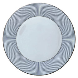 Jasper Conran for Wedgwood Pinstripe Plate, Multi